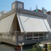 Τεντα σταθερού βραχίονα με αντιρίδες